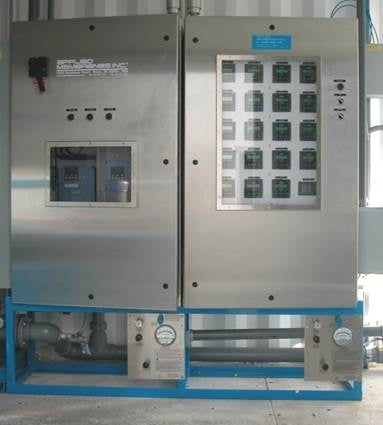 Containerized 2-Pass Seawater RO System for Off-Shore Oil Platform
