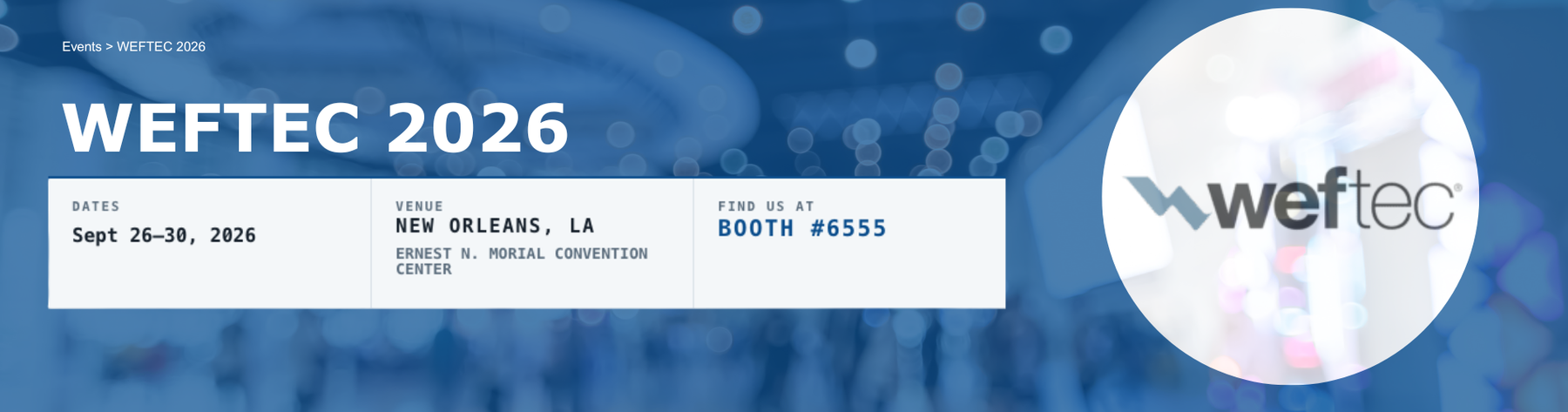 Tradeshow | WEFTEC 2026