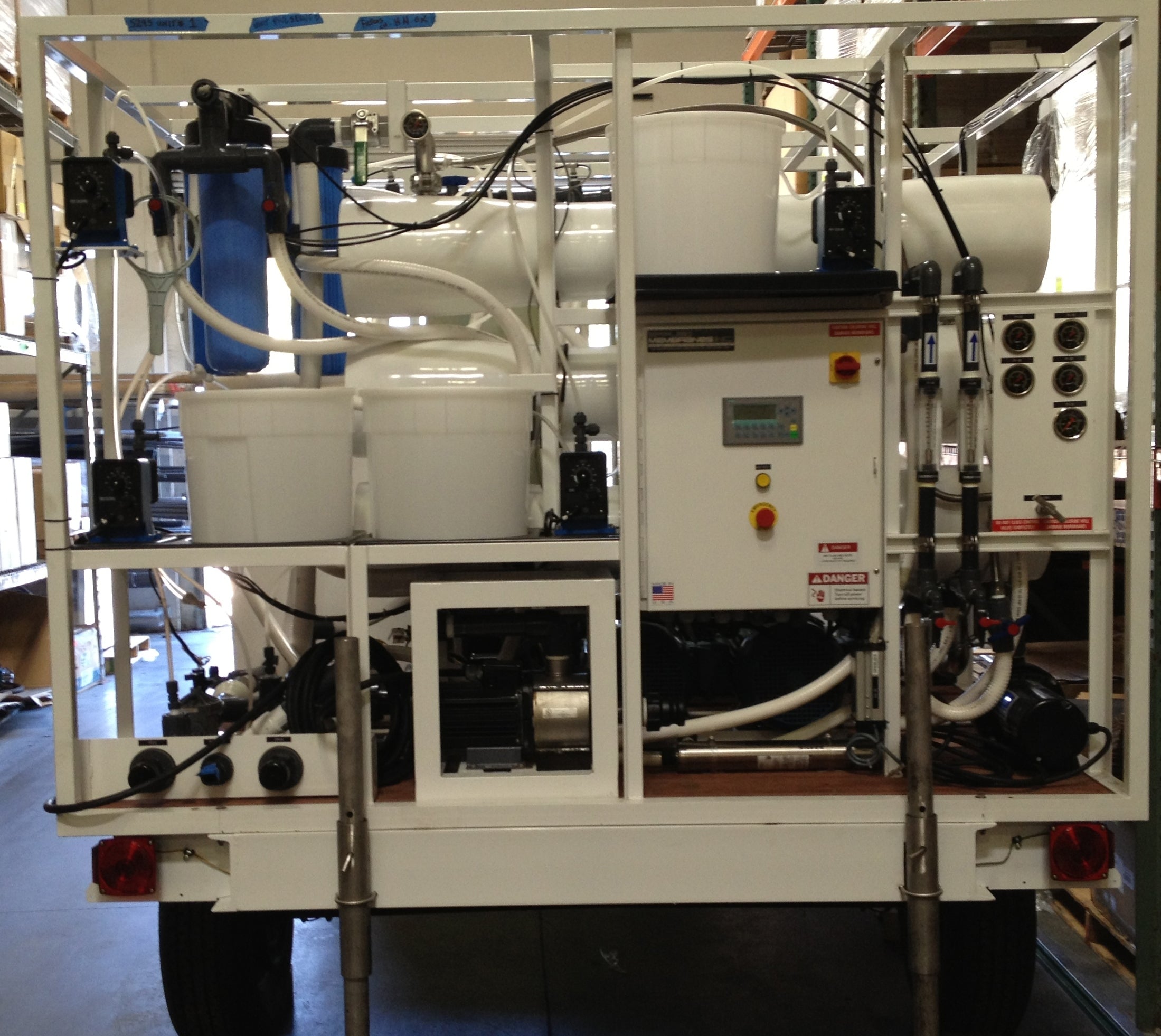 Trailer-Mounted Seawater ROWPU Systems for UN Military Disaster Relief