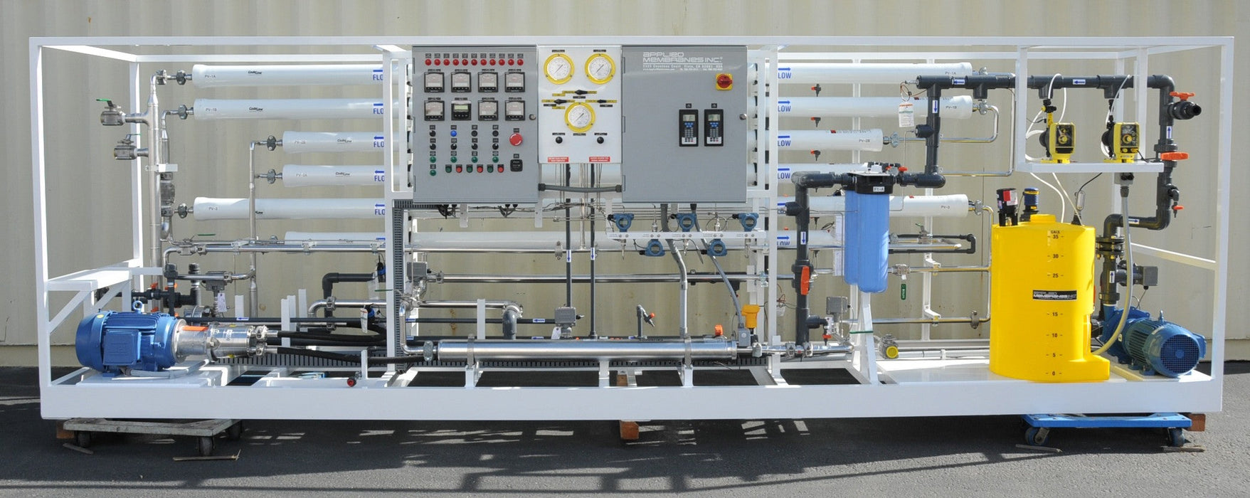 Swro Membrane Rack SWRO System for Desalination Pilot Testing — Applied Membranes, Inc.
