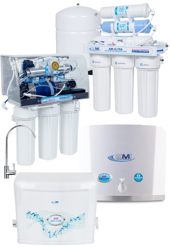 AMI Mineral RO + UF Point of Use Water Treatment with Adjustable TDS Controls