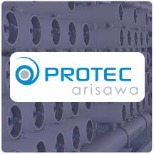Protec 2.5" Diameter Fiberglass SWRO Pressure Vessels