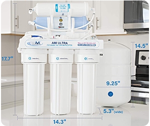 AMI Ultra Home RO and UF Water Treatment Mineral RO